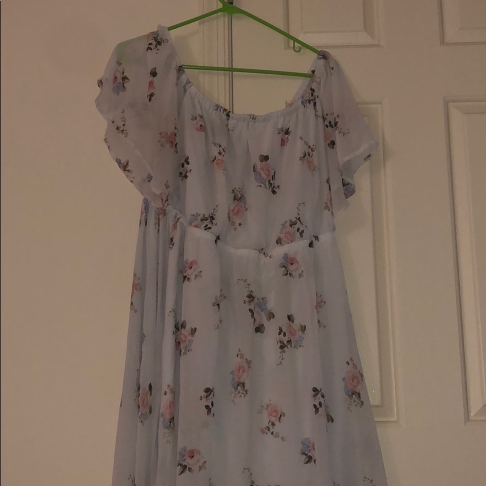 White flower dress